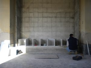Installazione Qbox Cinerari in vetroresina 4040 e 4070