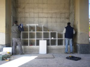 Installazione Qbox Cinerari in vetroresina 4040 e 4070